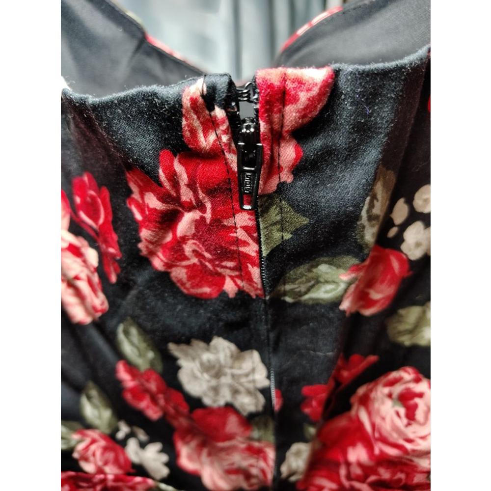 Torrid Floral Cutout Swing Dress Size 26 - Picture 4 of 7